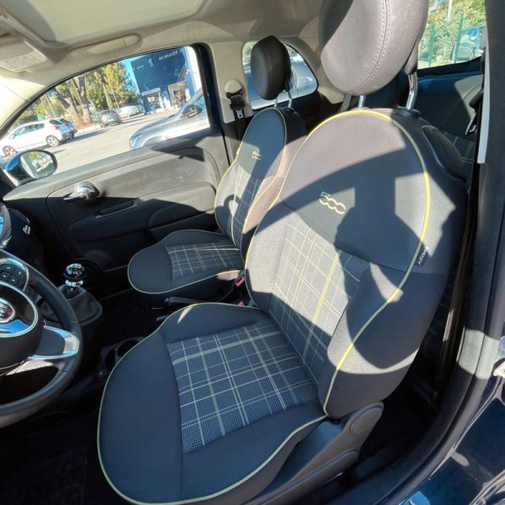 Fiat 500 1.2l essence 69ch bvm5 lounge occasion azur autos beausset