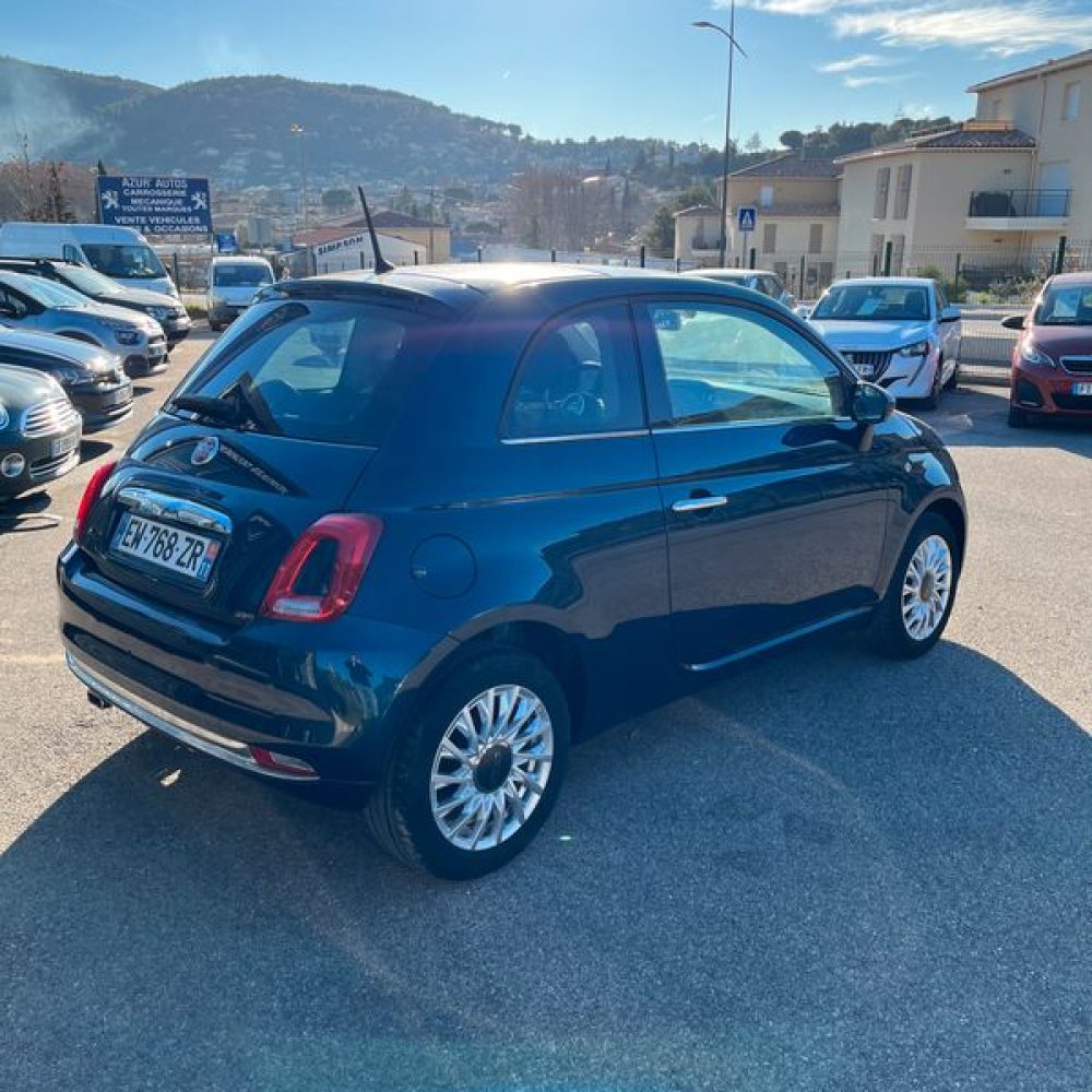 Fiat 500 1.2l essence 69ch bvm5 lounge occasion beausset