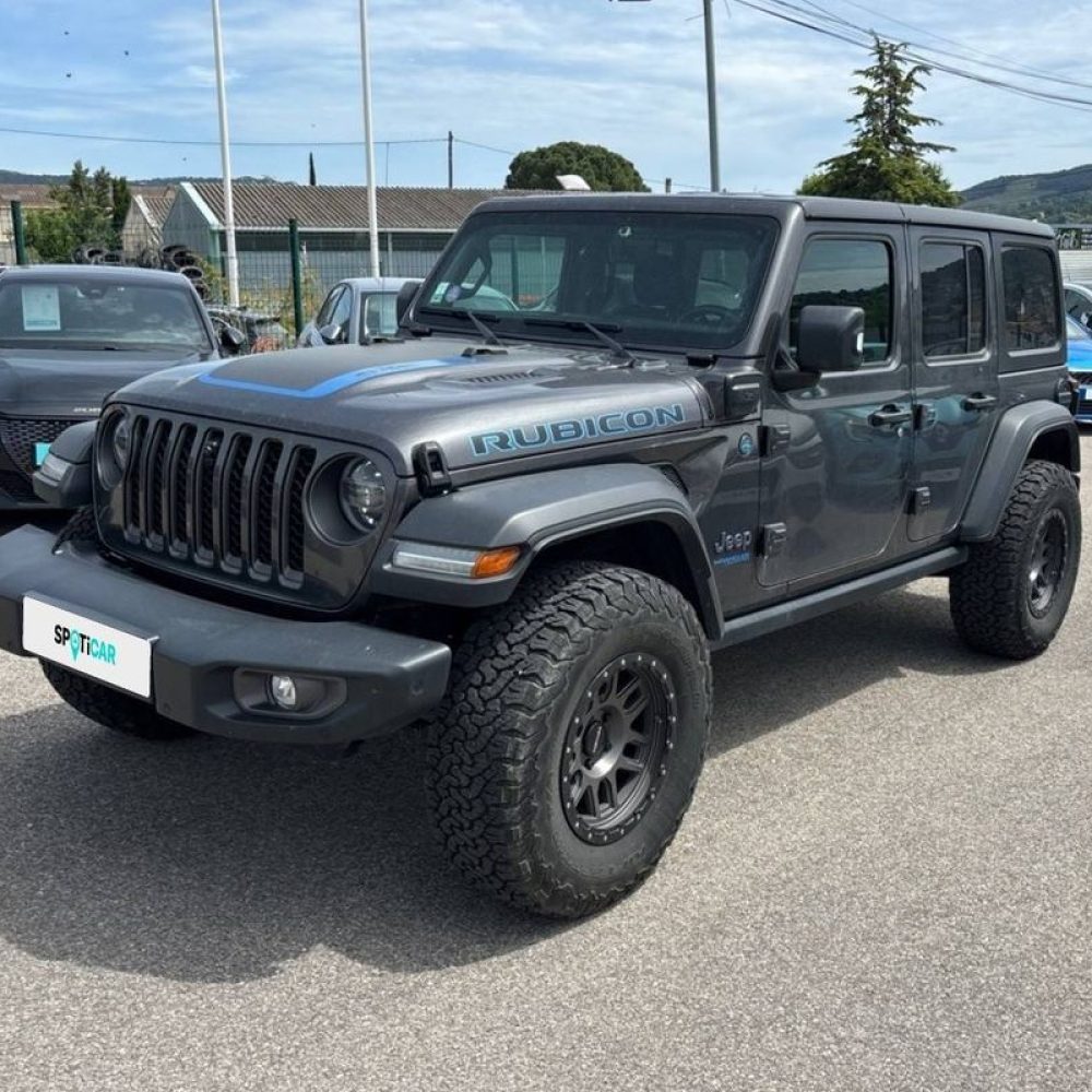 Jeep Wrangler Unlimited 4XE 2.0 Turbo 380ch Rubicon occasion beausset