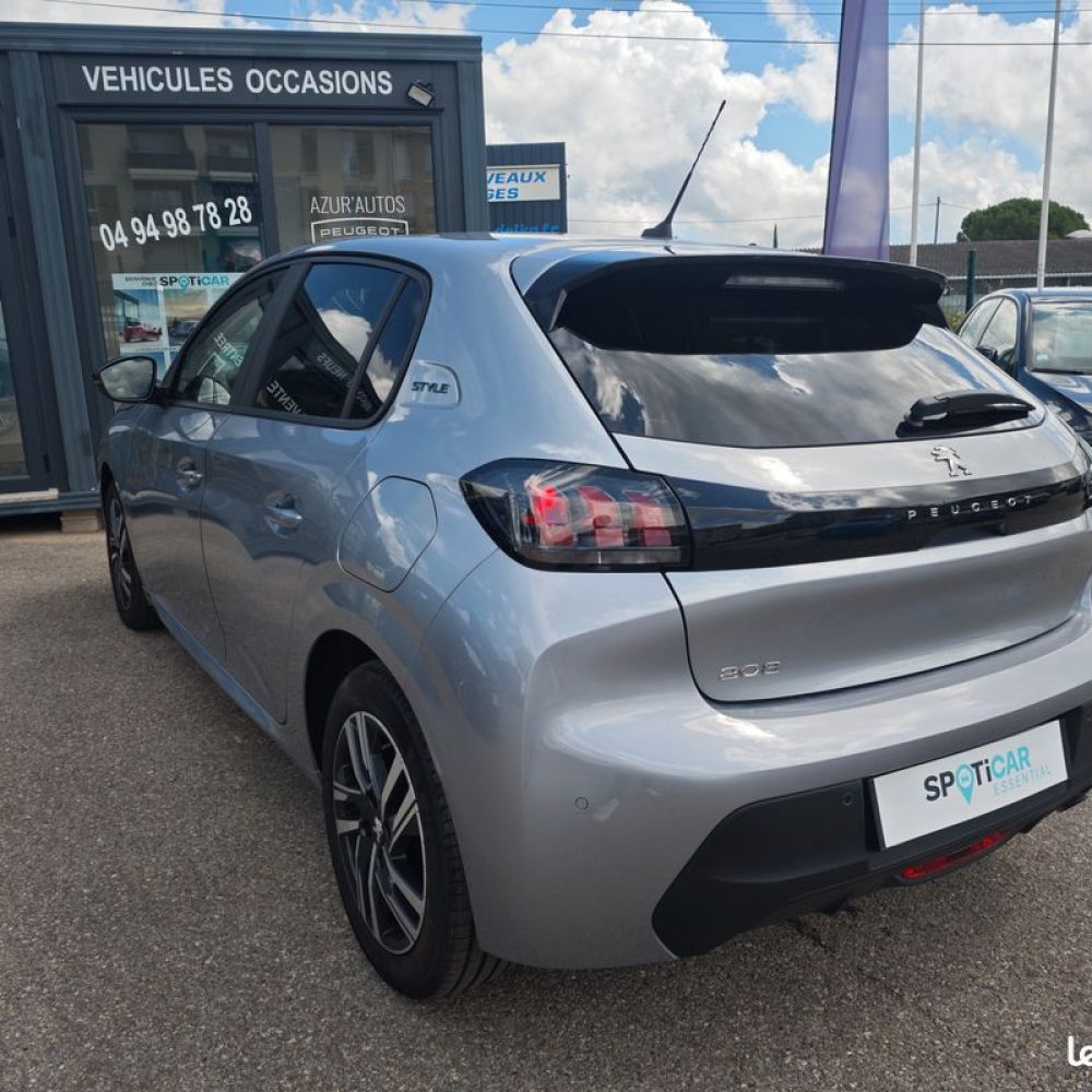 PEUGEOT 208 STYLE 1.2 75CH BVM occasion le beausset azur autos