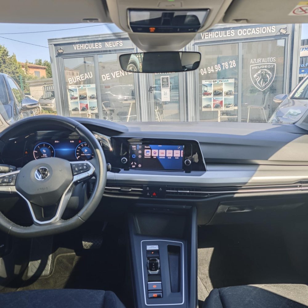 Volkswagen golf VIII life business 2.0l tdi 116ch dsg7 occasion azur autos poste conduite